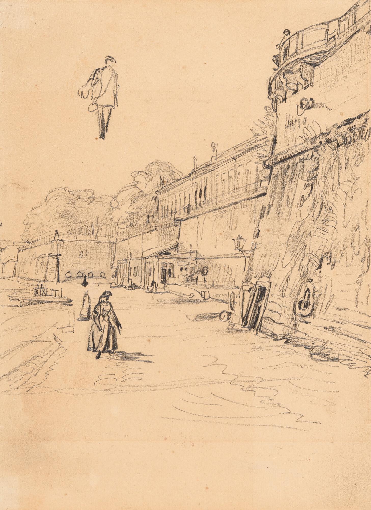 Christian Friedrich Gille - Die Brühlsche Terrasse in Dresden