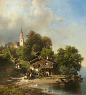 Christian Friedrich Mali - Hochzeit am Chiemsee.