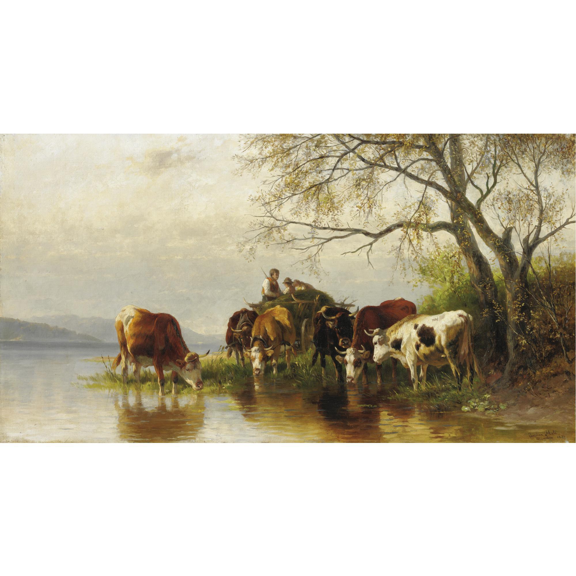 Christian Friedrich Mali - Pascolo Presso Il Ruscello