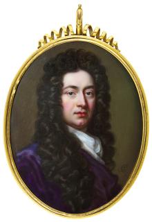 Christian Friedrich Zincke - Portrait Of A Gentleman, Circa 1715