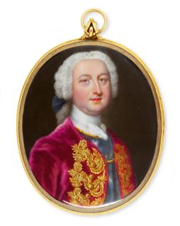 Christian Friedrich Zincke - Portrait Of A Gentleman, Circa 1740