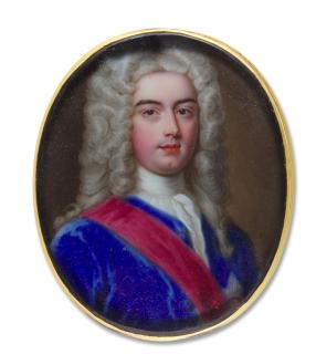 Christian Friedrich Zincke - Portrait Of A Knight Of The Order Of The Bath, Circa 1725