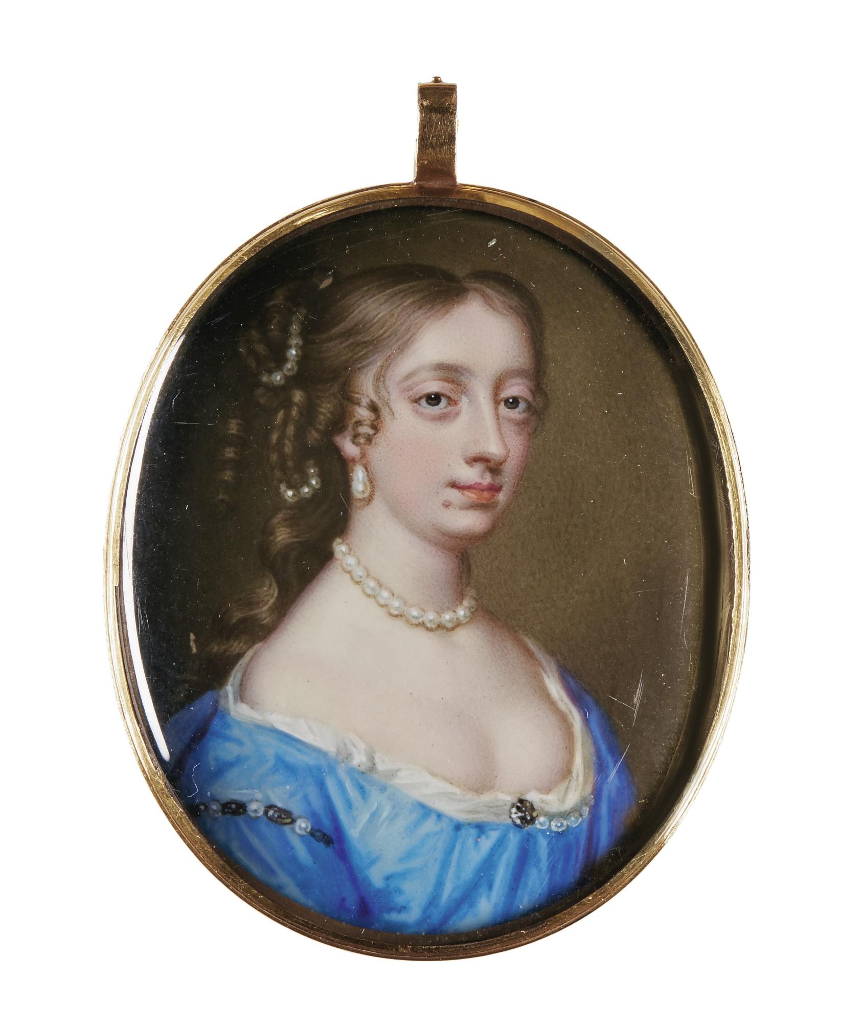 Christian Friedrich Zincke - Portrait Of A Lady, Traditionally Identified As Henrietta Boyle (1646-1687)