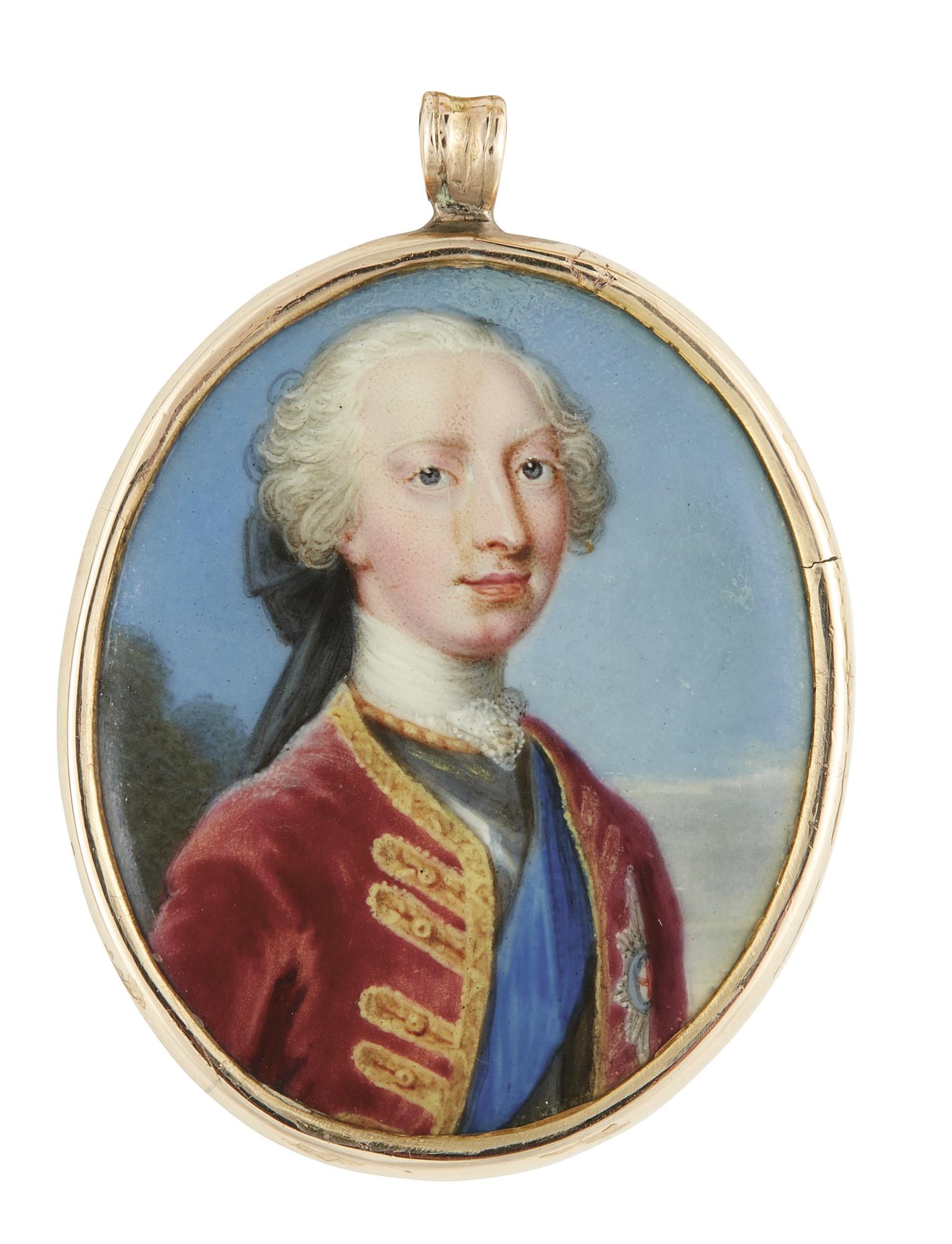 Christian Friedrich Zincke - Portrait Of Frederick, Prince Of Wales (1707-1751), Circa 1730