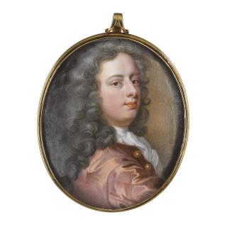 Christian Friedrich Zincke - Portrait Of Sir Andrew Fountaine (1676-1753)