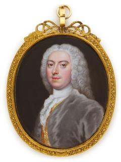 Christian Friedrich Zincke - Portrait of Sir Matthew Lamb (1705-1768)