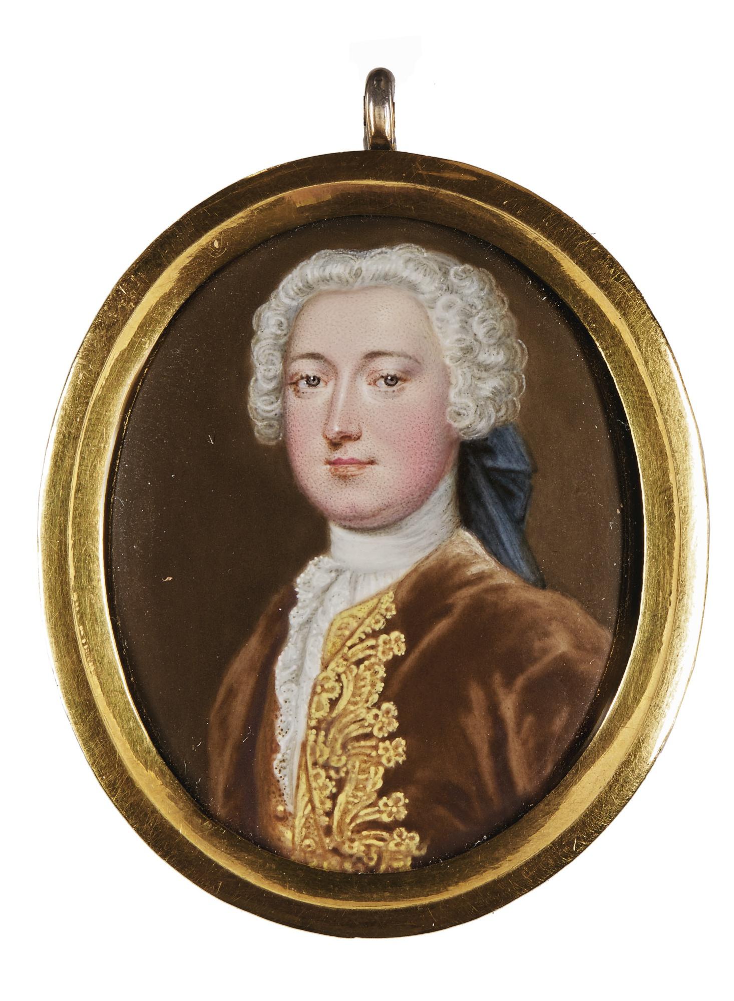 Christian Friedrich Zincke - Portrait Of William Gore, Of Woodford, County Leitrim (1711-1769)