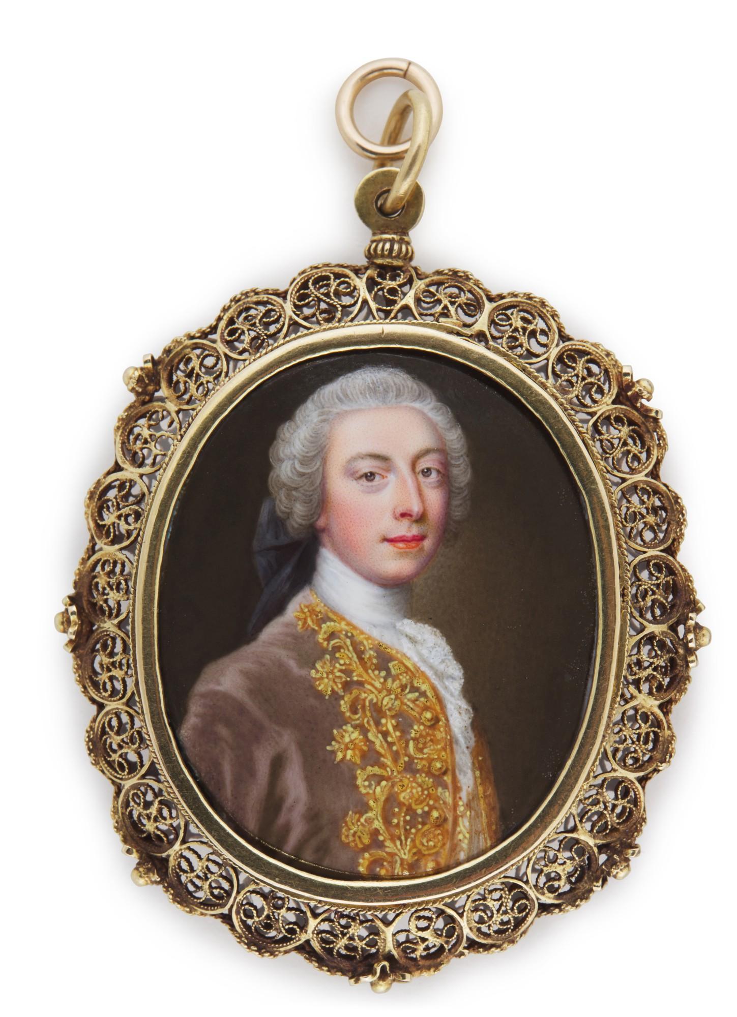 Christian Friedrich Zincke - Portrait Sir Danvers Osborn, 3rd Bt (1715-1753), circa 1735