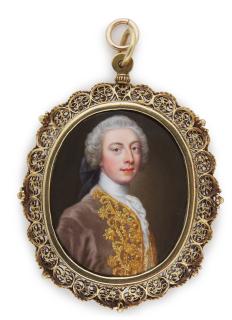 Christian Friedrich Zincke - Portrait Sir Danvers Osborn, 3rd Bt (1715-1753), circa 1735