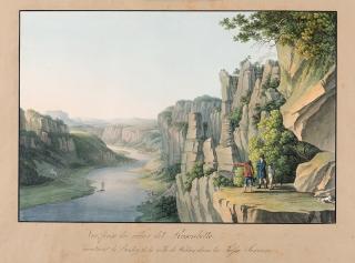 Christian Gottlob Hammer - Blick von der Bastei auf die Elbe.