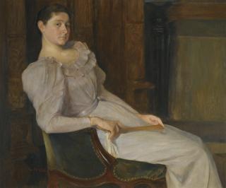 Christian Krohg - Norwegian girl In White