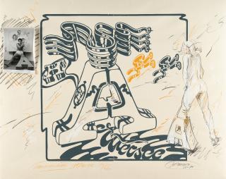 Christian Ludwig Attersee - Buchstabenprothese A