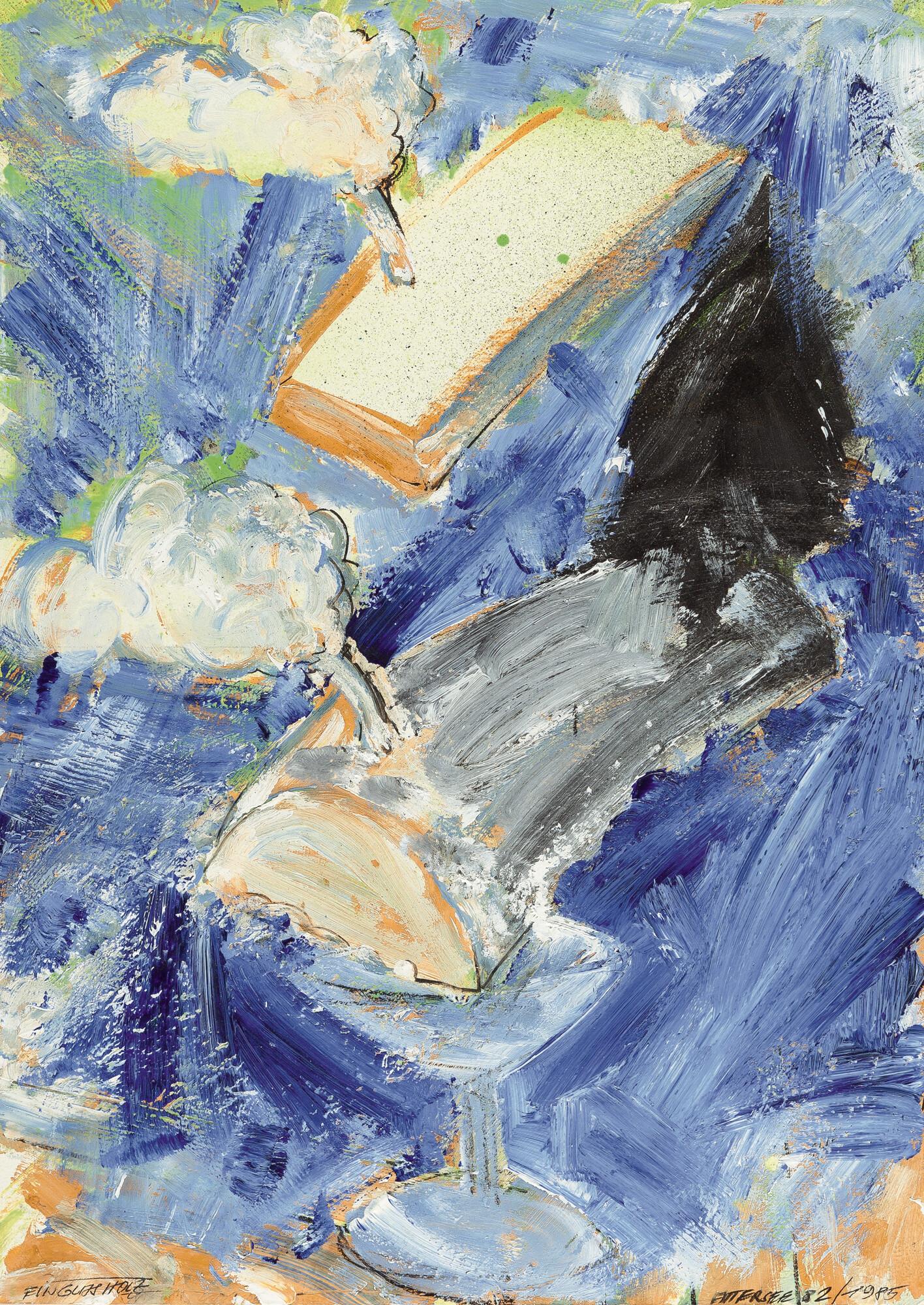 Christian Ludwig Attersee - „Ein Glas Holz“