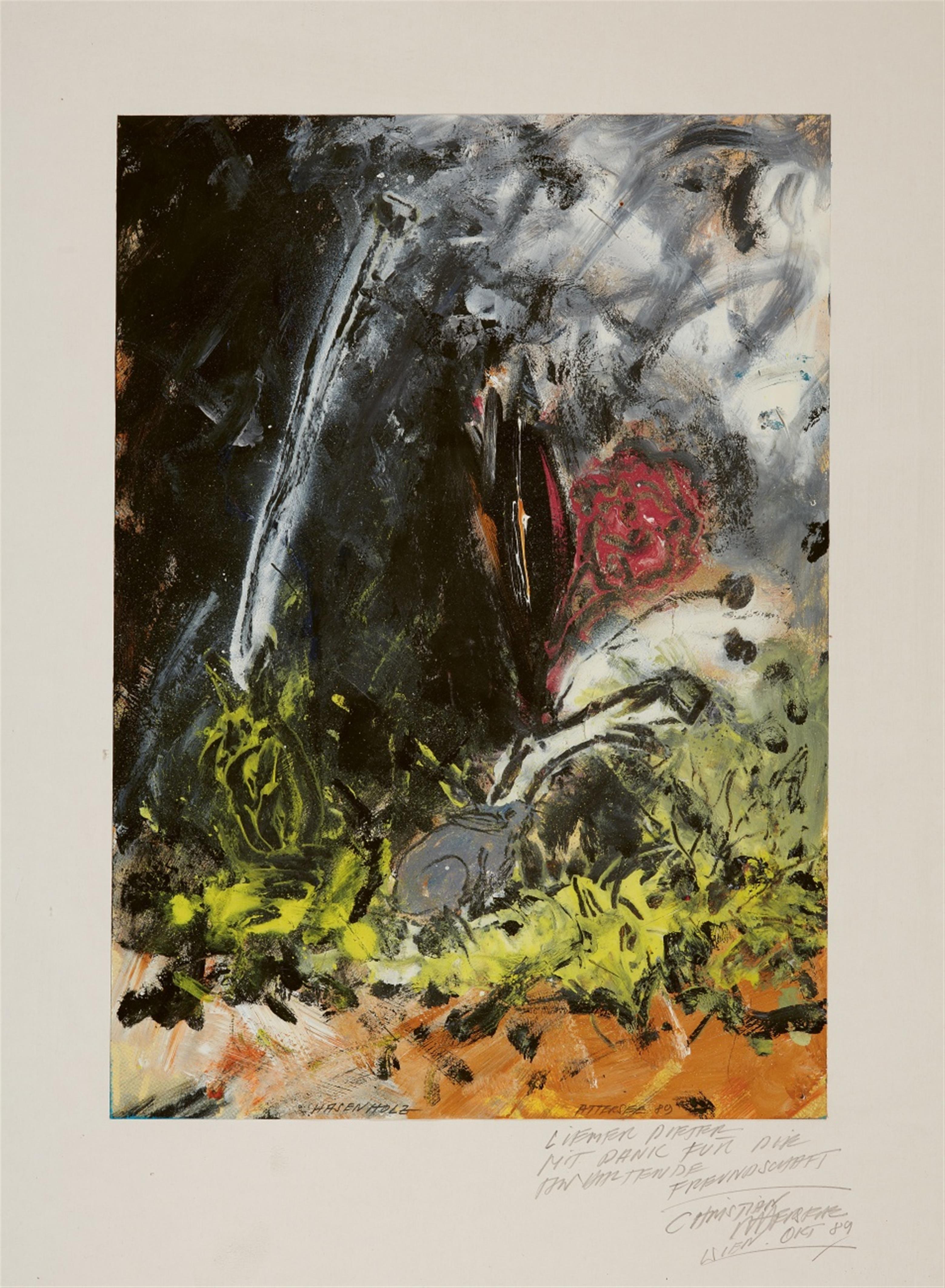 Christian Ludwig Attersee - Hasenholz