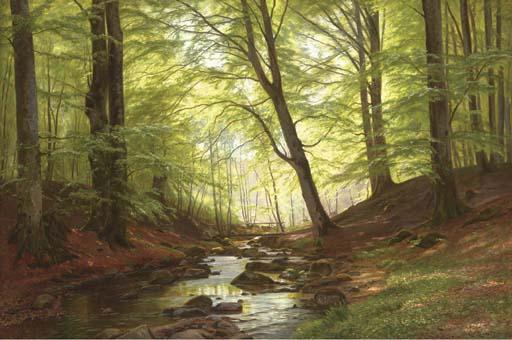 Christian Peder Mørch Zacho - A Stream in a Forest