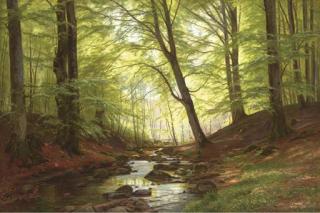 Christian Peder Mørch Zacho - A Stream in a Forest