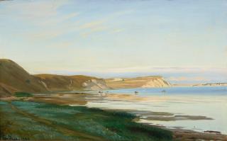 Christian Peder Mørch Zacho - On the shore at low tide