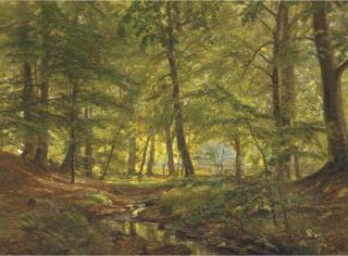 Christian Peder Zacho - The sunlit glade