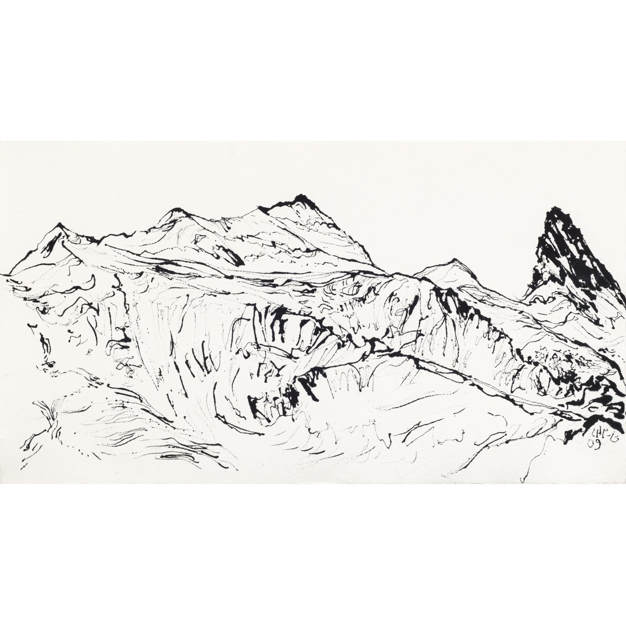 Christian Peltenburg-Brechneff - Berglandschaft Im Engadin, 2009 Mountain Landscape In The Engadin, 2009