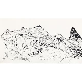 Christian Peltenburg-Brechneff - Berglandschaft Im Engadin, 2009 Mountain Landscape In The Engadin, 2009