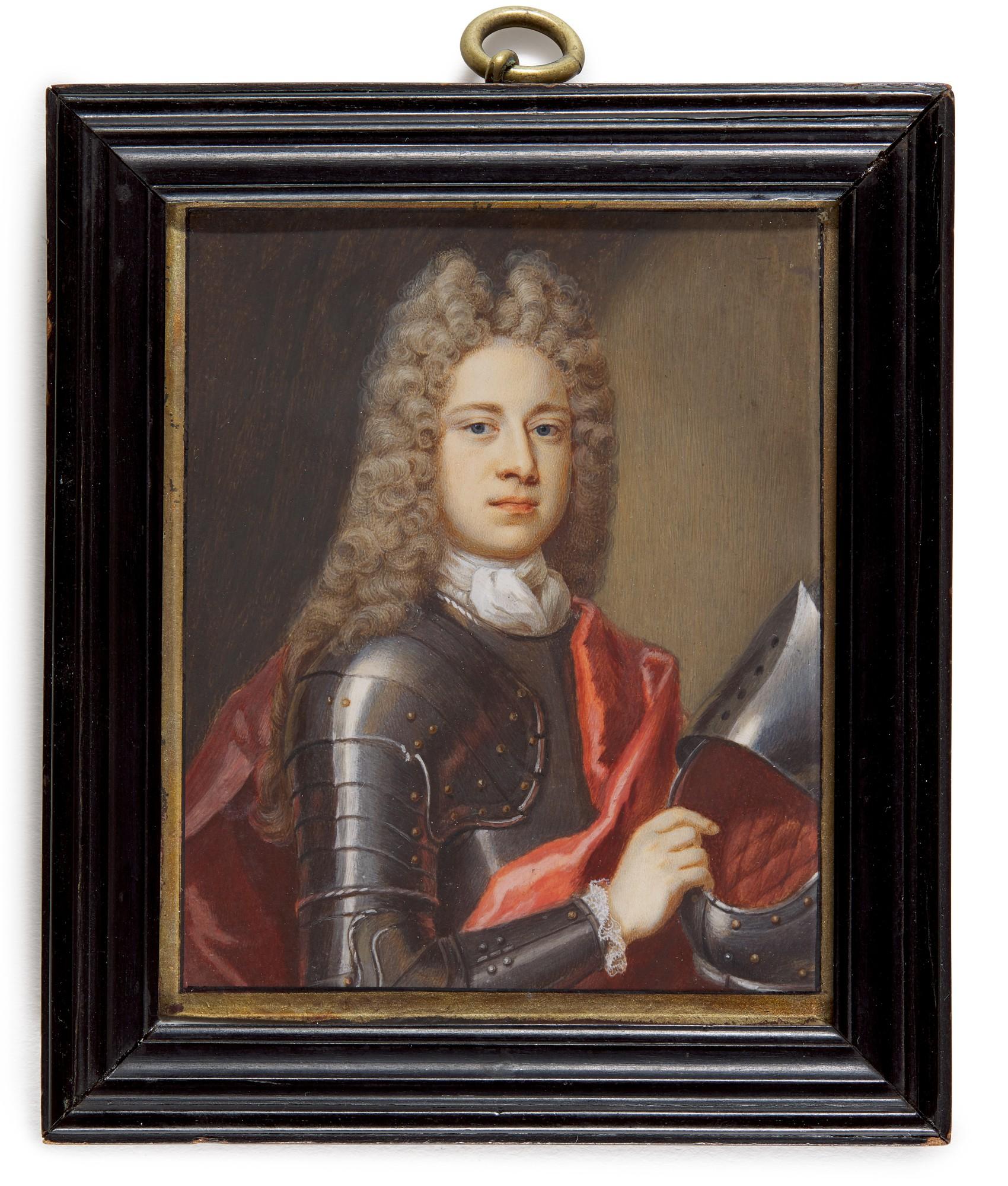 Christian Richter - Portrait Of Colonel D\'Arcy, Circa 1710
