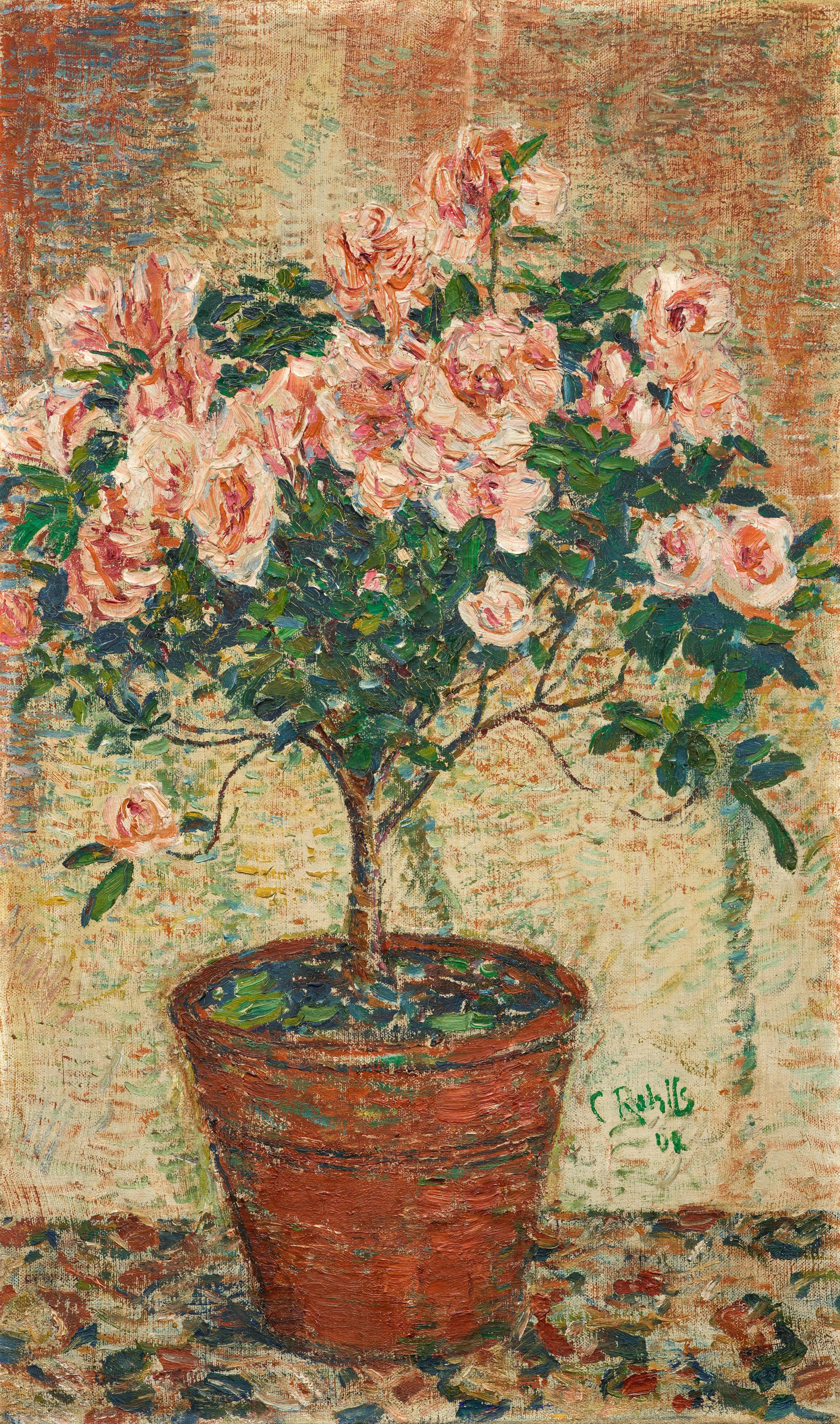 Christian Rohlfs - Azaleen-Stämmchen