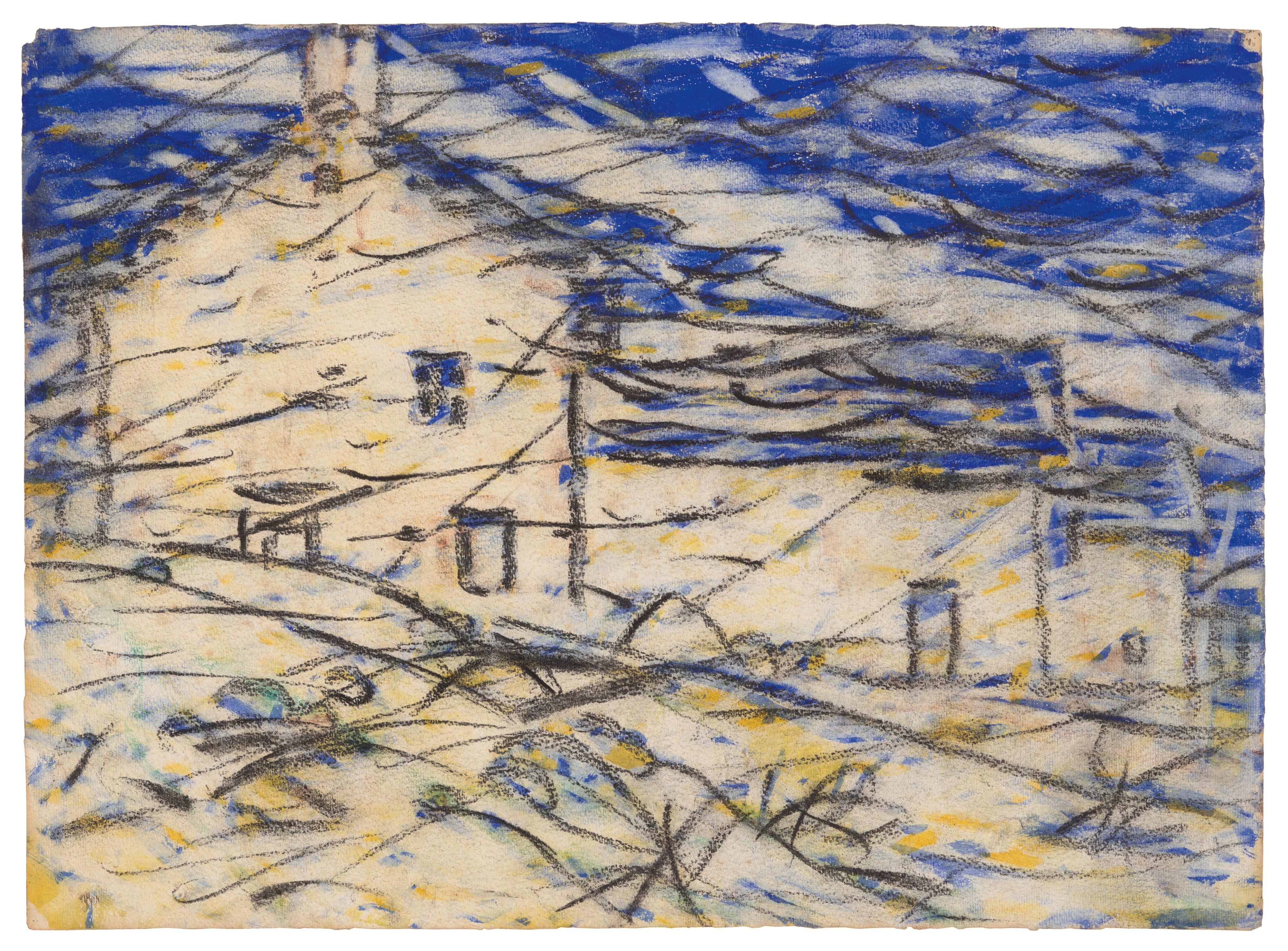 Christian Rohlfs - Berghaus im Tessin