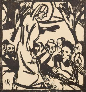 Christian Rohlfs - Bergrpedigt.