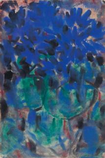Christian Rohlfs - Blaue Blüten.