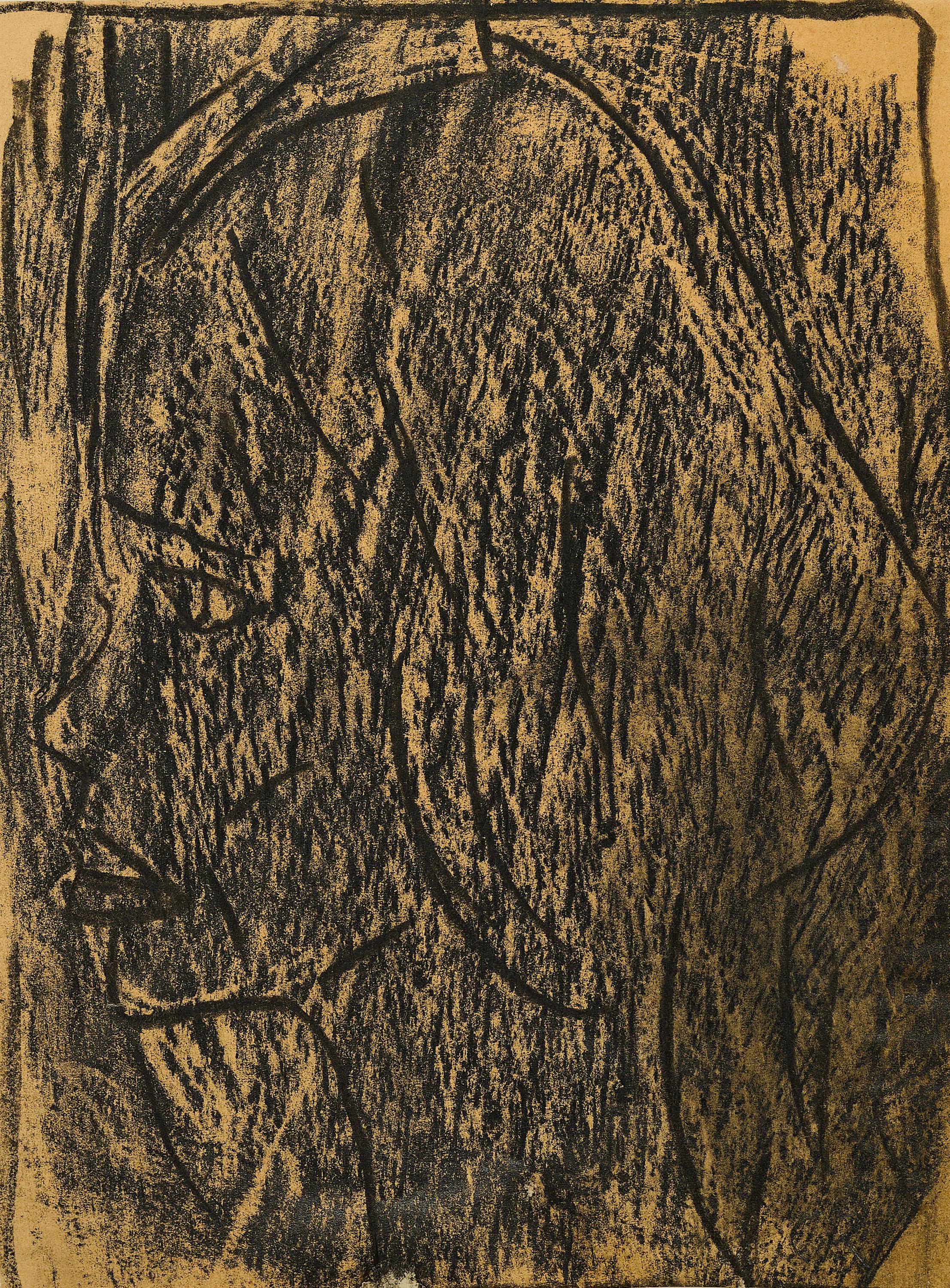 Christian Rohlfs - Frauenkopf.