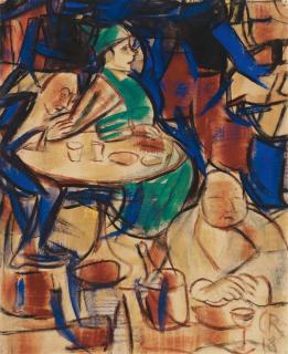 Christian Rohlfs - Im Café
