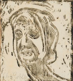 Christian Rohlfs - Kleiner Mädchenkopf.