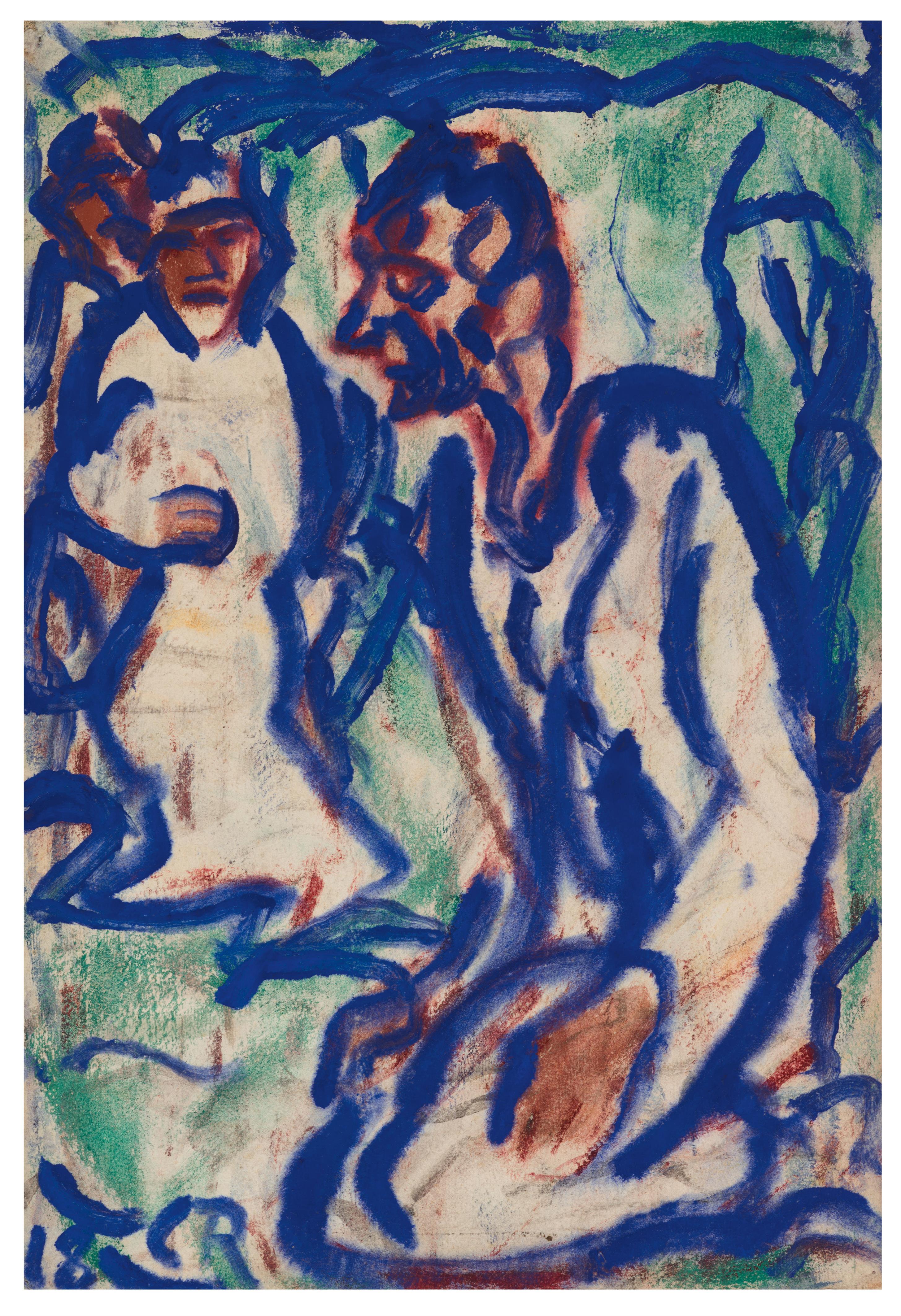 Christian Rohlfs - Kniender