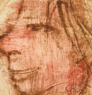 Christian Rohlfs - Kopf im Profil.