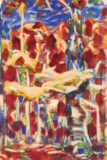 Christian Rohlfs - Ohne Titel (Birkenwald).