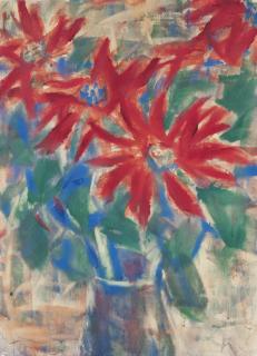 Christian Rohlfs - Rote Blüten