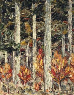 Christian Rohlfs - Sonnenbeschienenes Waldstück