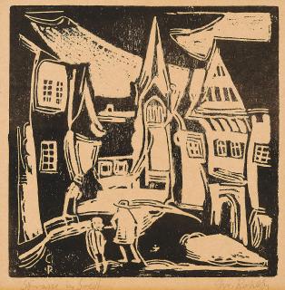 Christian Rohlfs - Straße in Soest.