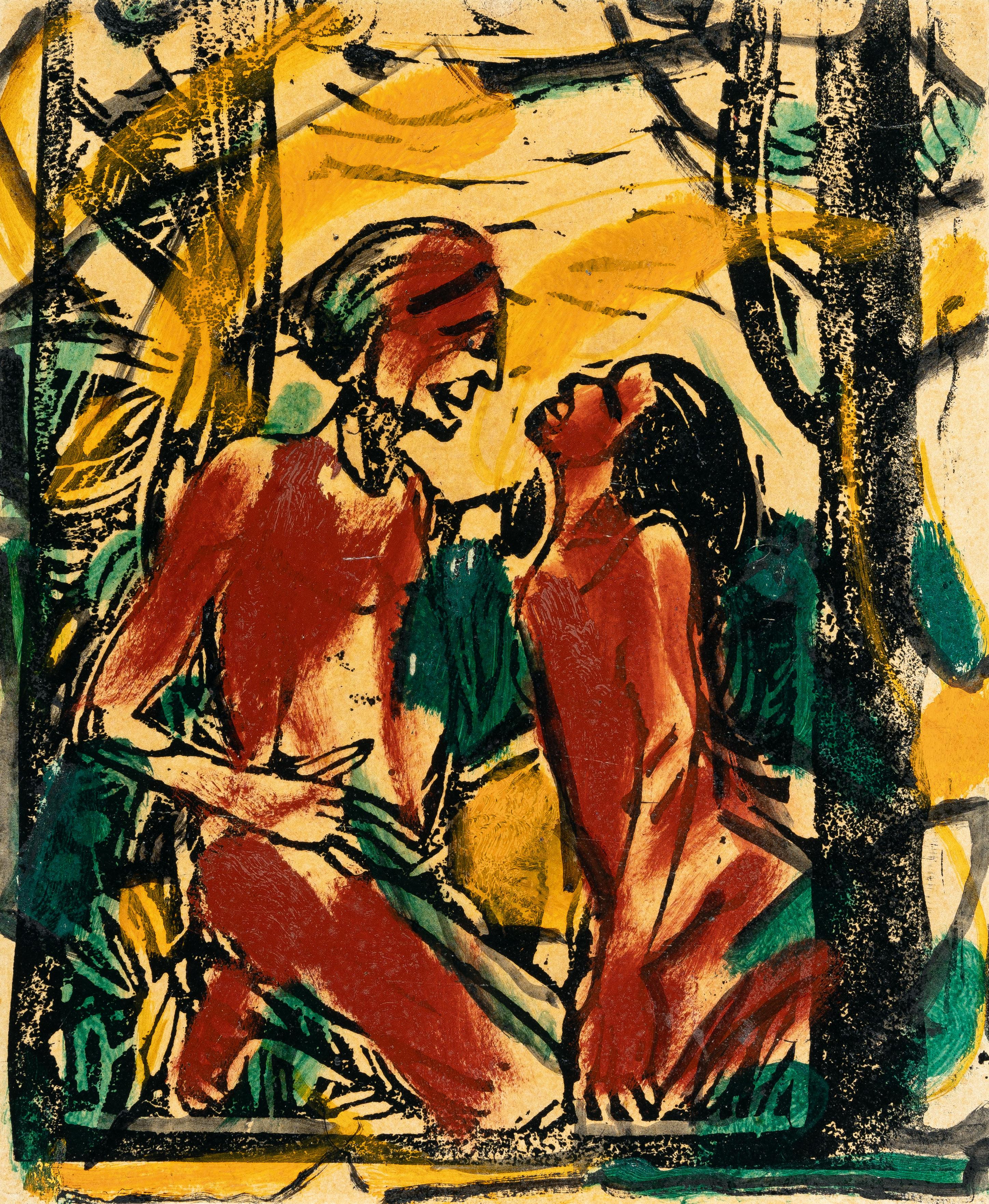 Christian Rohlfs - Unterhaltung („Liebespaar“)