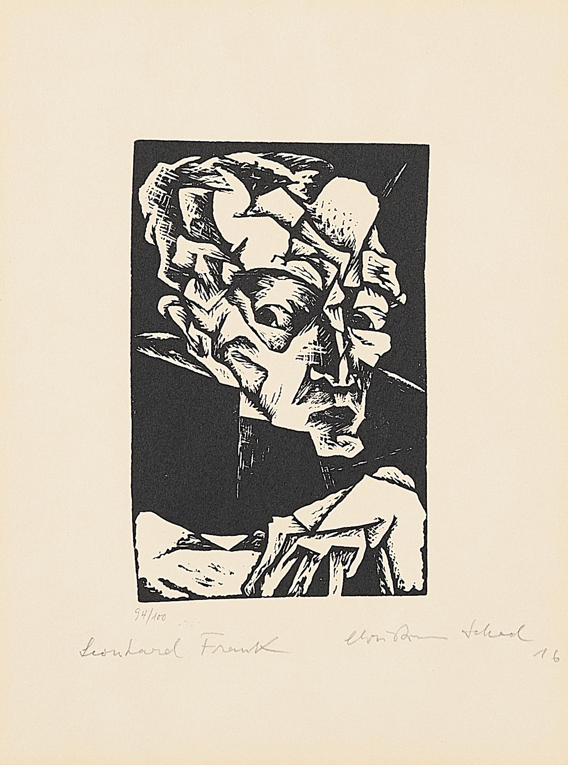 Christian Schad - Bildnis des Leonhard Frank.