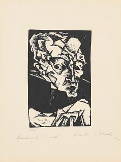 Christian Schad - Bildnis des Leonhard Frank.