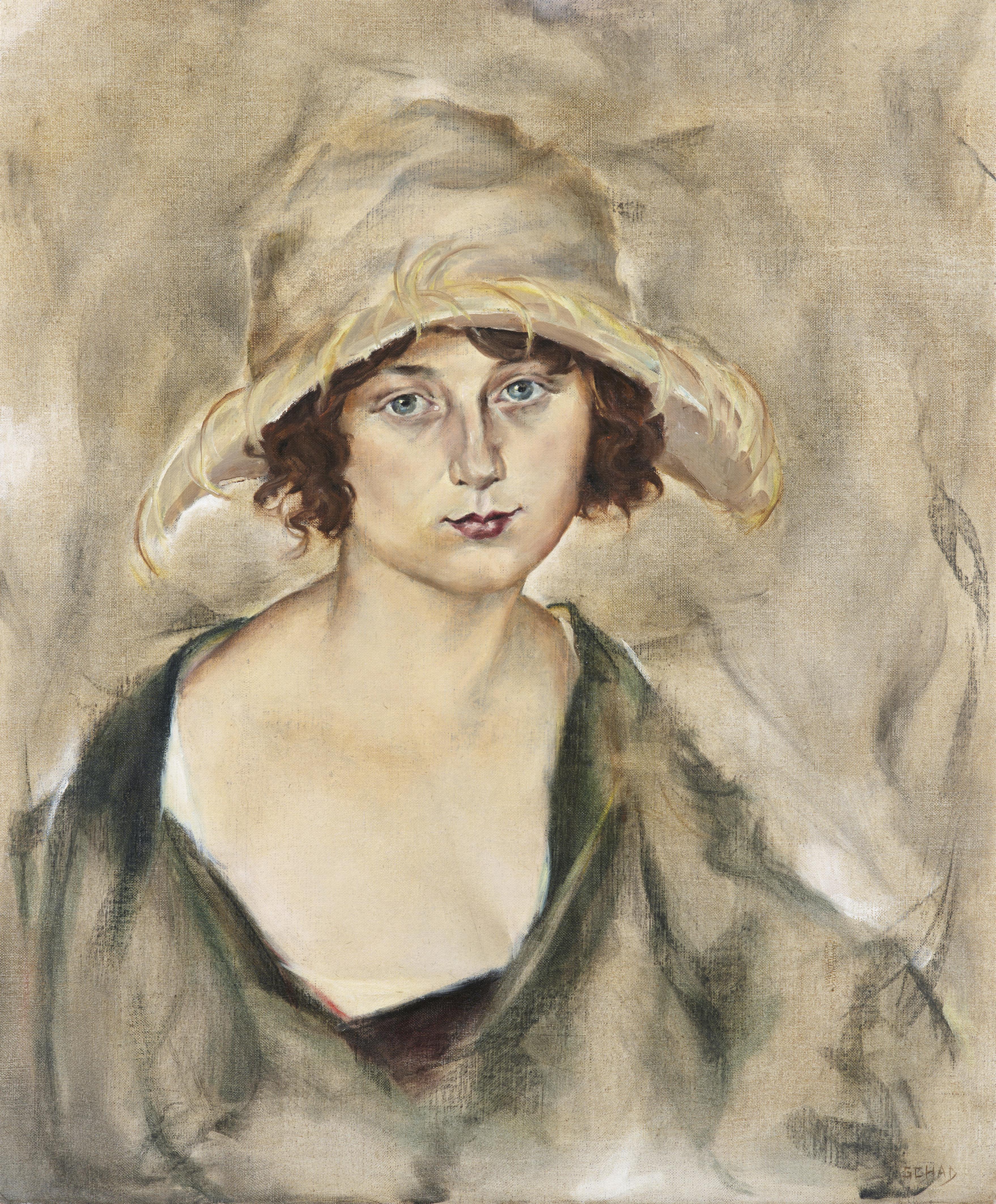 Christian Schad - Junge Münchnerin mit Hut