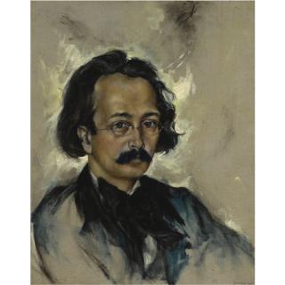 Christian Schad - Porträt Pianist Joseph Pembaur (Portrait Of The Pianist Joseph Pembaur)