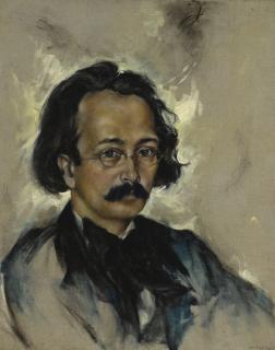 Christian Schad - Porträt Pianist Joseph Pembaur (Portrait Of The Pianist Joseph Pembaur)