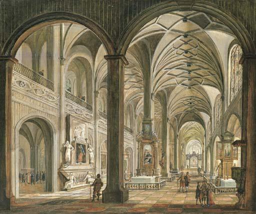 Christian Stöcklin - The interior of a cathedral