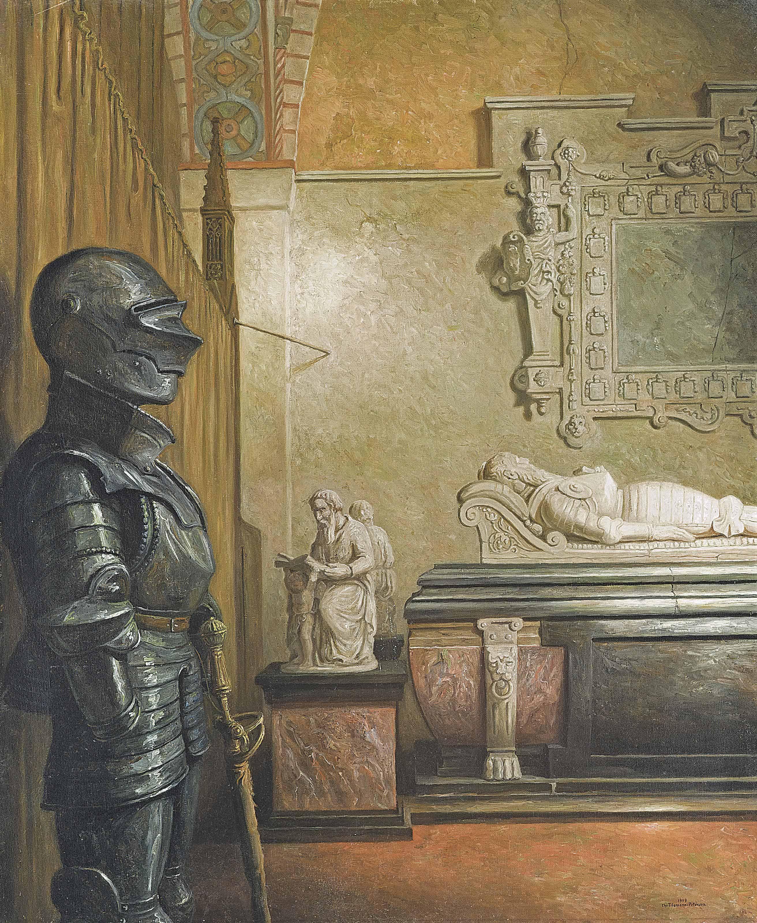 Christian Tilemann-Petersen - The chapel at Herlufsholm, Denmark