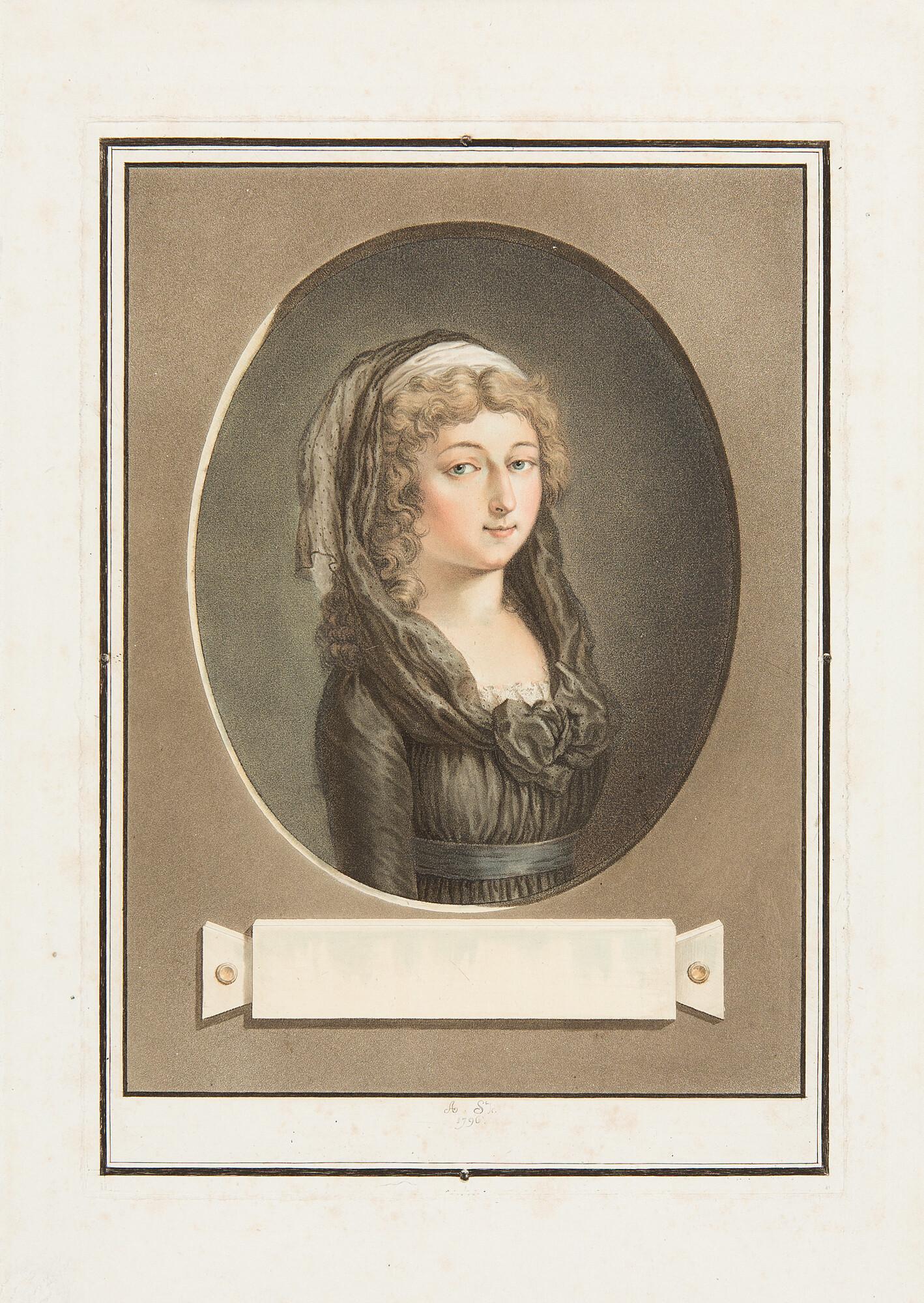 Christian von Mechel - Bildnis der Marie-Thérèse-Charlotte de France.
