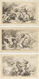 Christian Wilhelm Ernst Dietrich - 13 Bll.: Religiöse und mythologische Szenen.