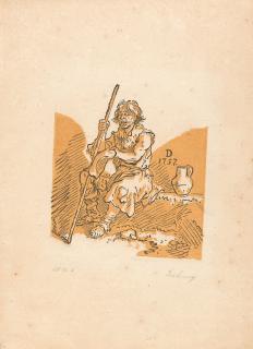 Christian Wilhelm Ernst Dietrich - Der blinde Bettler.