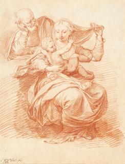 Christian Wilhelm Ernst Dietrich - Die Heilige Familie
